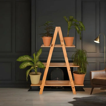 A-Frame Ladder Plant Stand