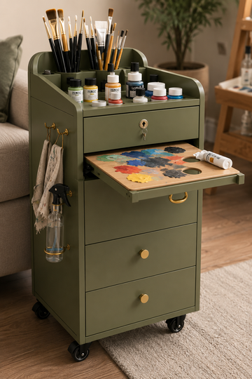 BruinHout Canvas Cart