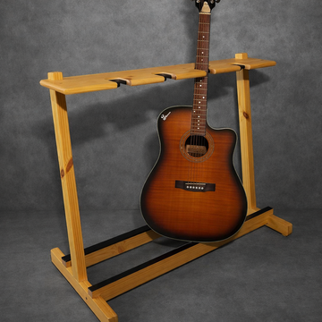 Pine Wood Multi Guitar Stand | Multi Instrument Storage & Display Rack