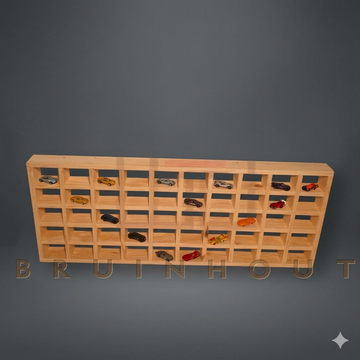 Hotwheels Rack for Car Collectors | Wooden Hot Wheels Car Display Organizer for Model Collections