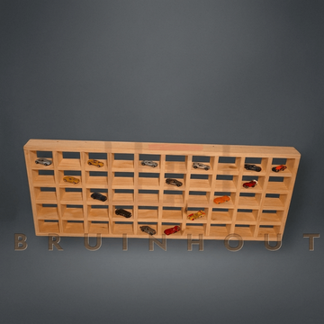 Hotwheels Rack for Car Collectors | Wooden Hot Wheels Car Display Organizer for Model Collections