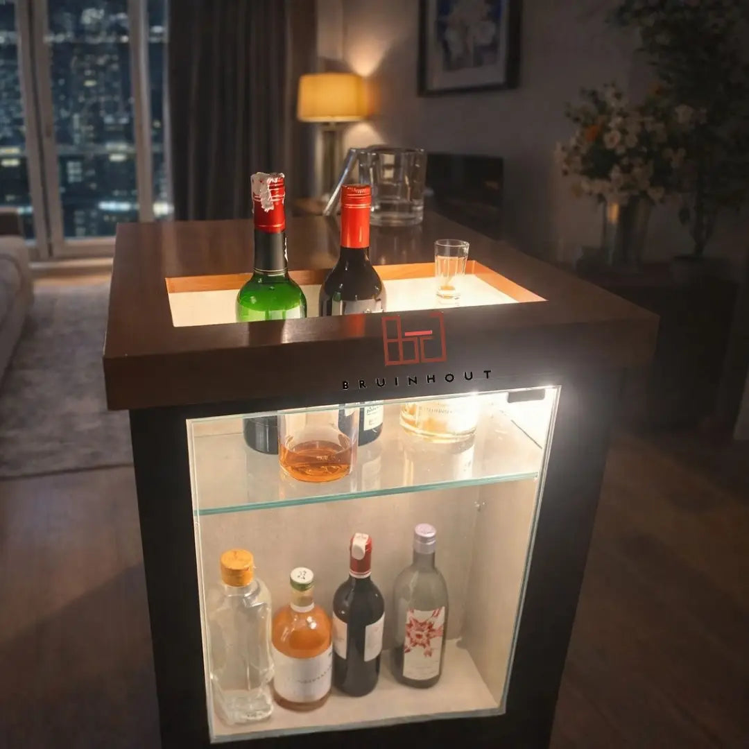 BruinHout NightLounge Mini Bar Cabinet
