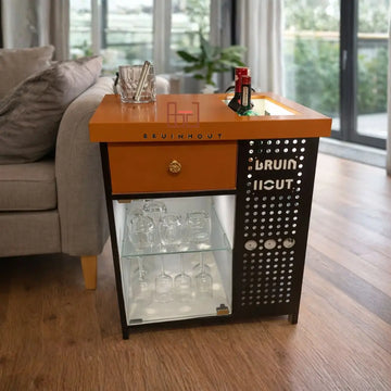 BruinHout NightLounge Mini Bar Cabinet