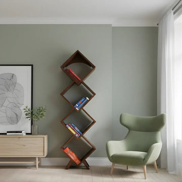 Geometric Harmony Bookshelf