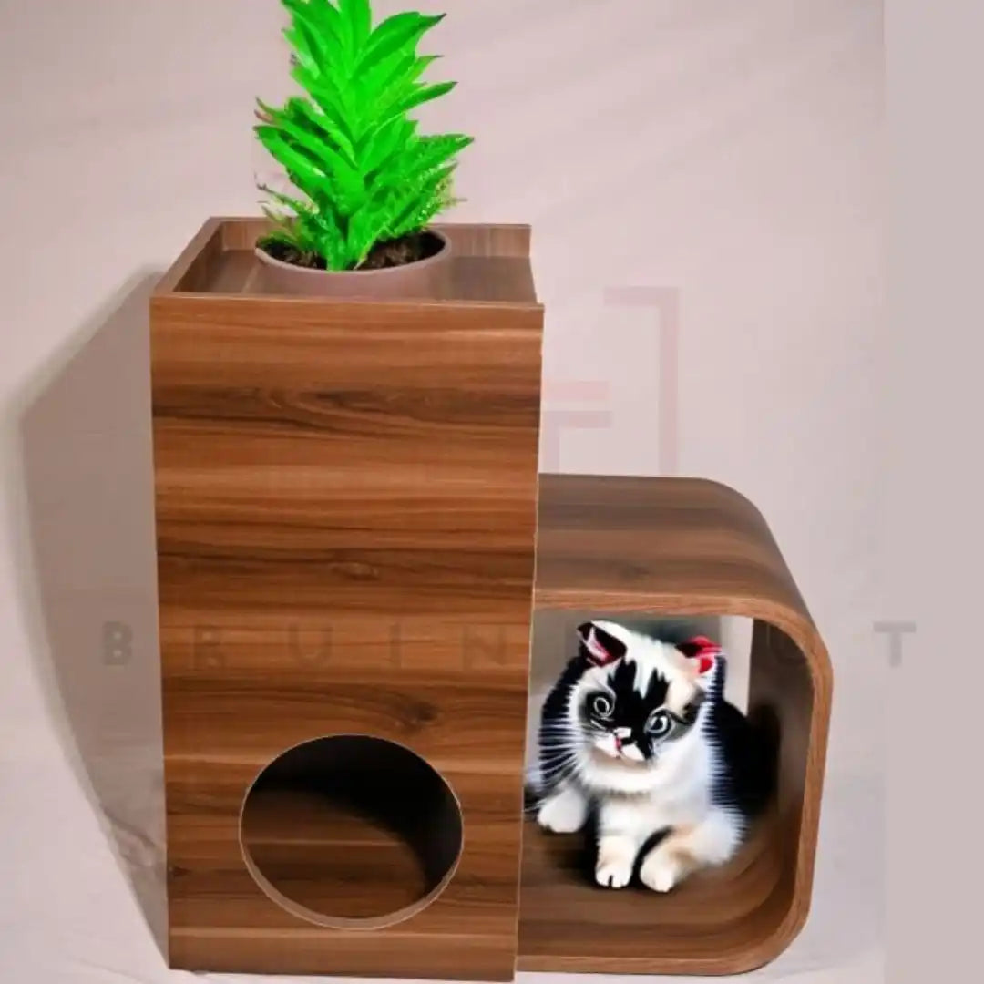 Modern Pet Nook Table – Dual Use Dog House & Home Decor