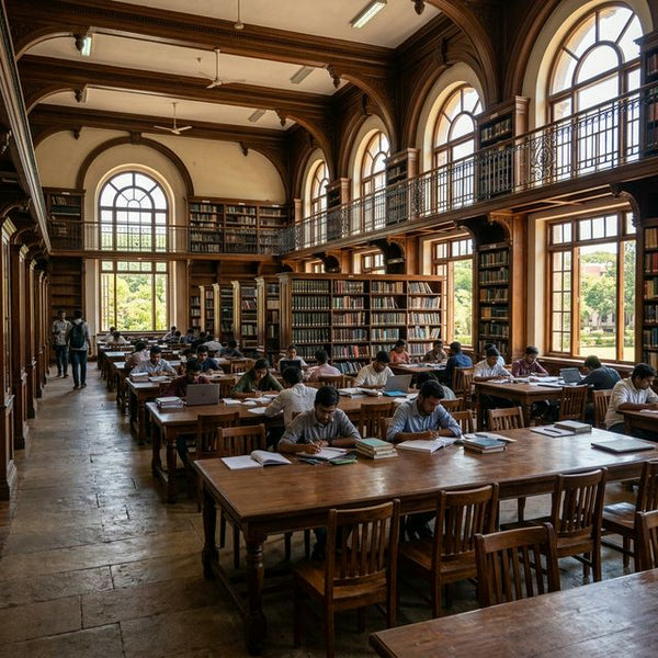 Library Reading Table & Chairs