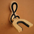 Handcrafted Guitar Wall Hanger with Protective Cushioning | Wooden Guitar Display Stand India