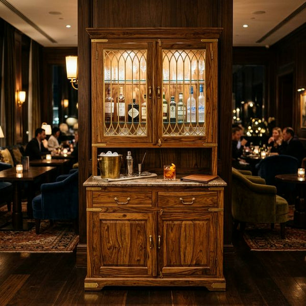 Lobby Bar Cabinet & Wine Console