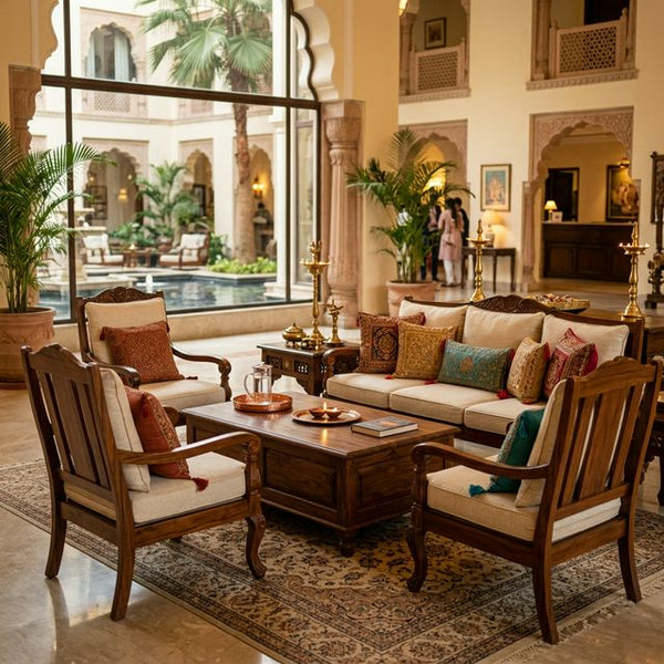 Luxury Resort Plush Armchair