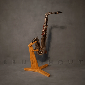SaxoCradle Wooden Saxophone Stand | Instrument Display & Storage
