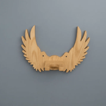 Wingspan Harmony Wall Mounted Guitar Stand | Artistic Wooden Holder