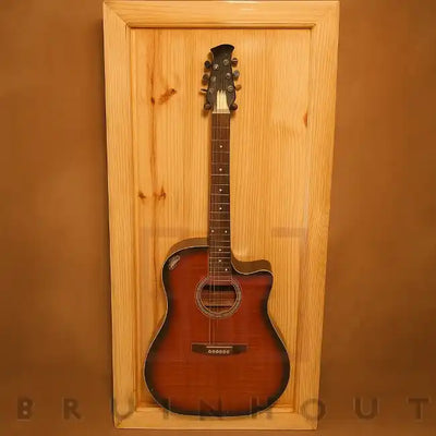 Stand BruinHout Wall-Mounted Guitar Frame