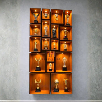 Wall of Fame Trophy Display Unit