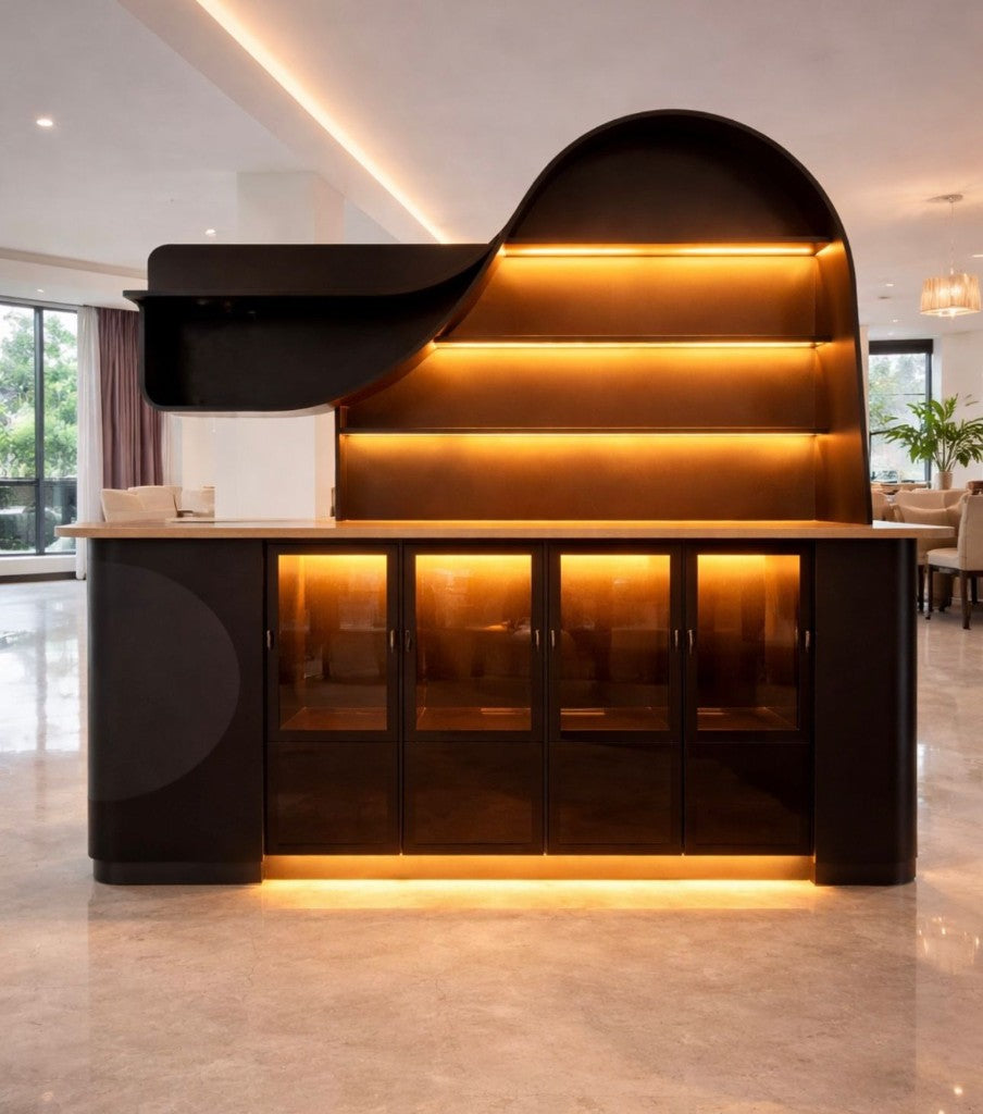 Grand Piano Bar Cabinet