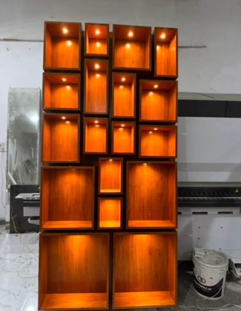 Illuminated Display Shelving