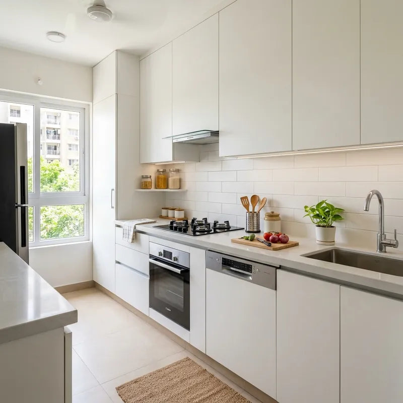 Minimalist Modular Kitchen