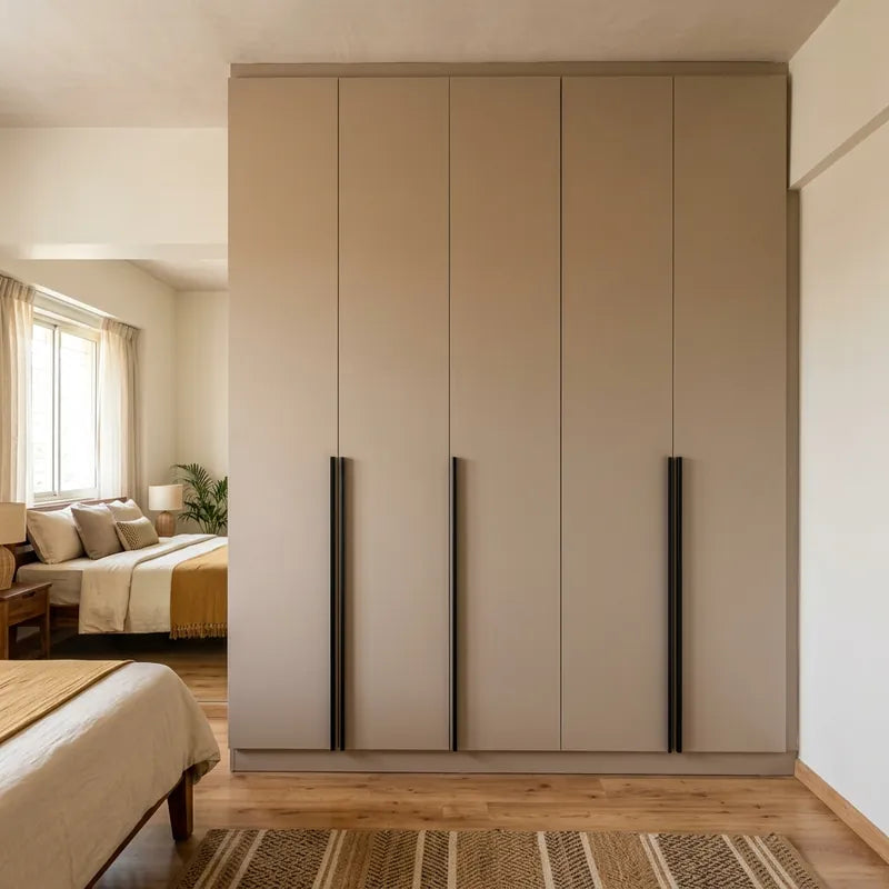 Minimalist Beige Wardrobe