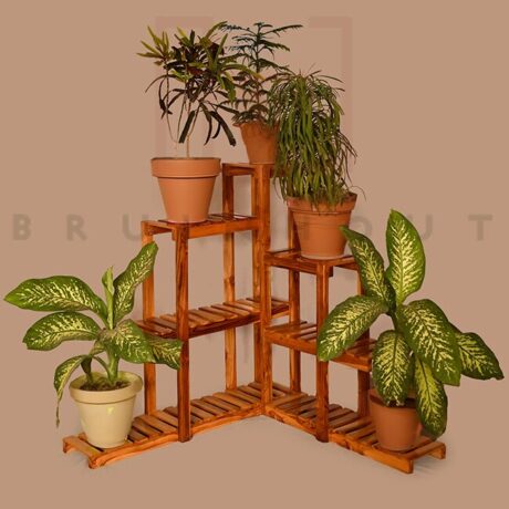 Corner Cascade Plant Stand