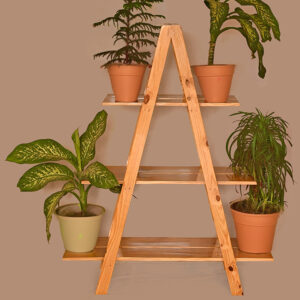 Wooden Ladder Plant Stand