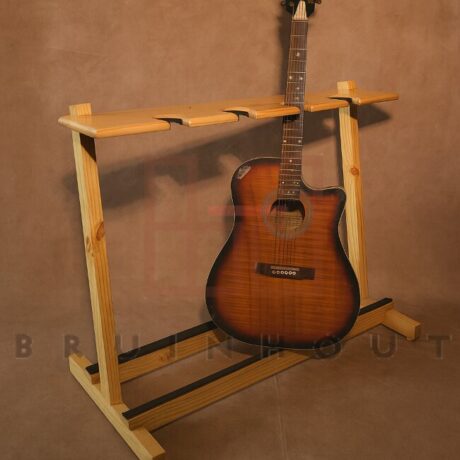 Pine Wood Multi Guitar Stand